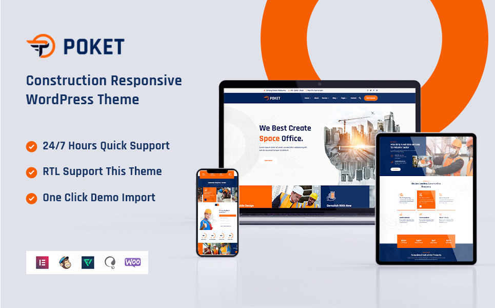 Poket - Business And Multipurpose Responsive WordPress Theme